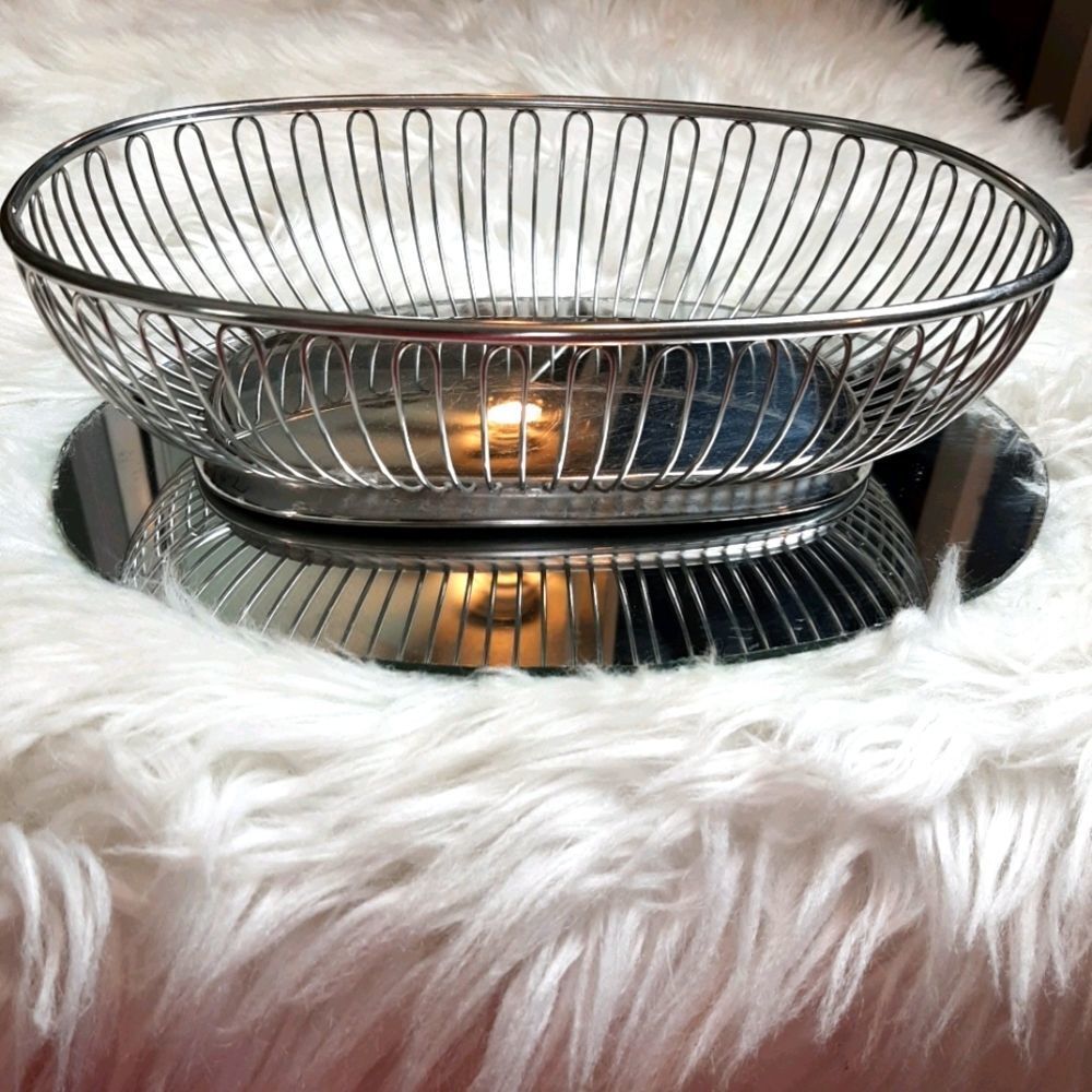 FRASHERS STAINLESS Steel Oval BasketR 20Top 8 deep‎